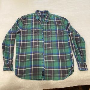 Lucky Brands flannel long sleeve LS - mens large - classic fit